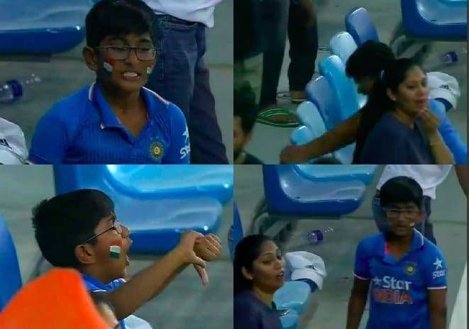 व्हिडीओ ऑफ द डे: धोनी 0 वर आउट झाल्यावरची या 9 वर्षाच्या मुलाचा त्रागा लै भारी आहे !!