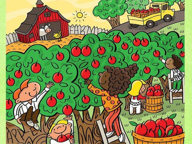 या चित्रात लपलेले सहा इंग्रजी शब्द तुम्हाला सापडतात का?