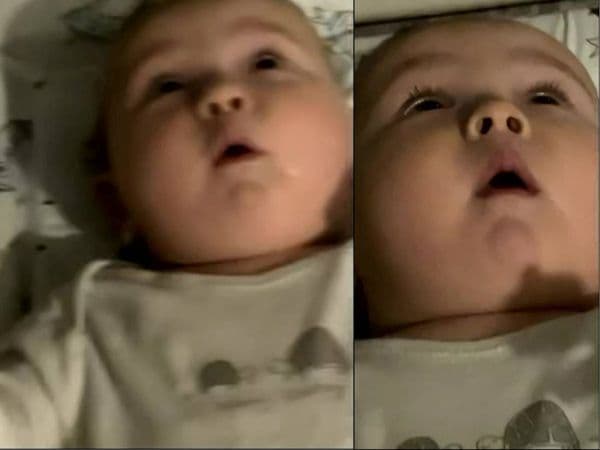 नऊ महिन्यांच्या या बाळाचा पहिला शब्द काय असेल? तुमचे सगळे अंदाज चुकतील पाहा!!