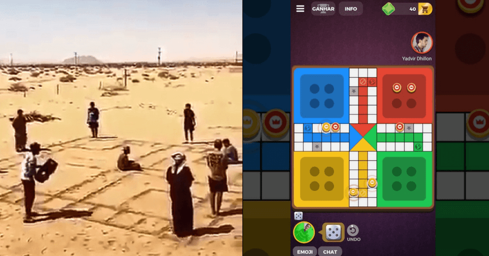 व्हायरल व्हिडीओ: हे लोक चक्क रियल लाईफमध्ये ल्युडो  खेळून राहिले ना भौ!!!!