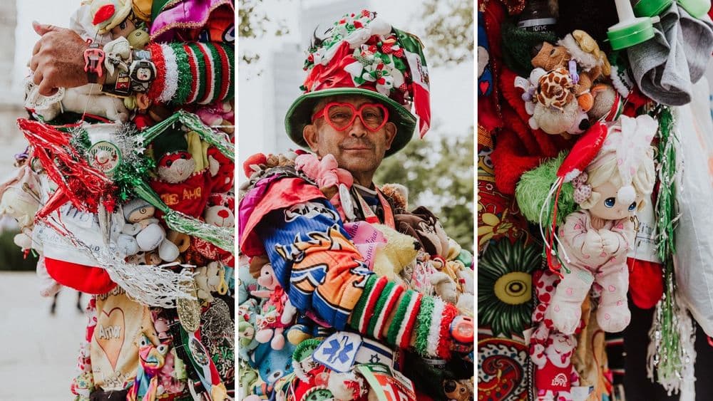 या मेक्सिकन धावपटू आजोबांच्या कपड्यांना लावलेल्या टेडी बेअर्सचं काय रहस्य आहे?