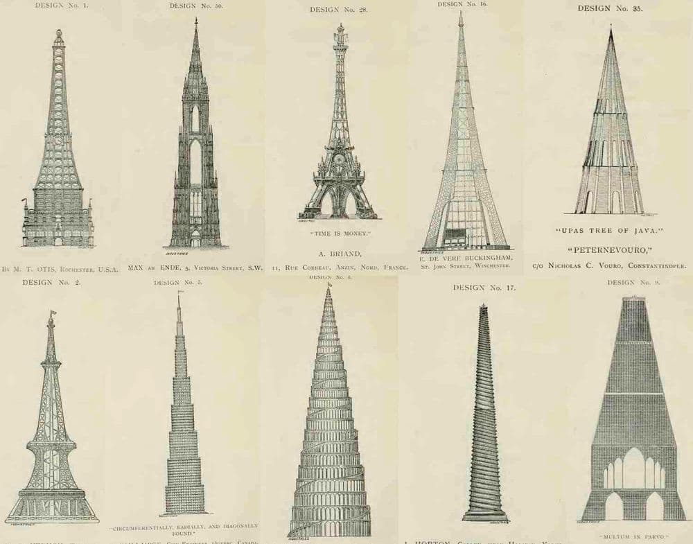 आयफेल टॉवरचे नाकारलेले डिझाईन्स की लंडन टॉवरचे? पण मग लंडन टॉवर आहे तरी कुठे?