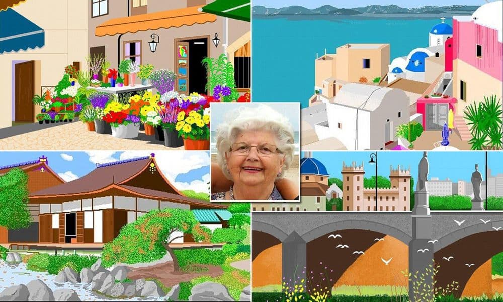 ९१ वर्षांच्या आजीबाई मायक्रोसॉफ्ट पेंटमध्ये तरुणांनाही लाजवतील अशी चित्रे काढत आहेत....ही चित्रे पाहून घ्या!!