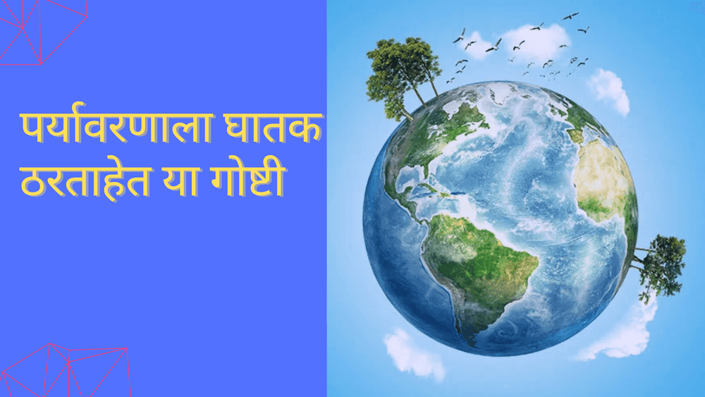 रोजच्या वापरातल्या कोणत्या छोट्याछोट्या गोष्टी पर्यावरणाचा ऱ्हास व्हायला कारणीभूत आहेत?