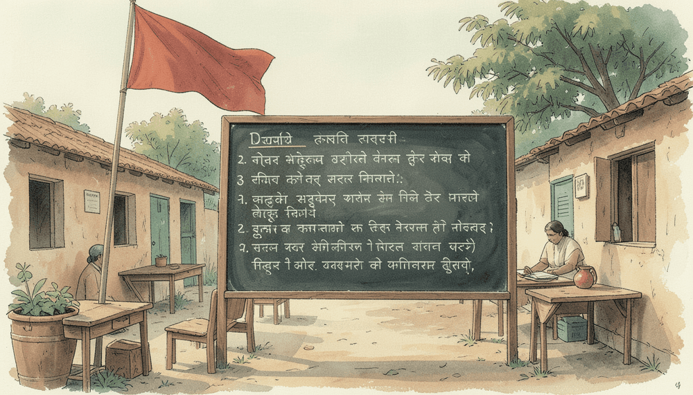 भारतातलं असं गाव जिथे 'कार्ल मार्क्स' शेतात राबतो आणि 'लेनिन' शाळेत जातो!