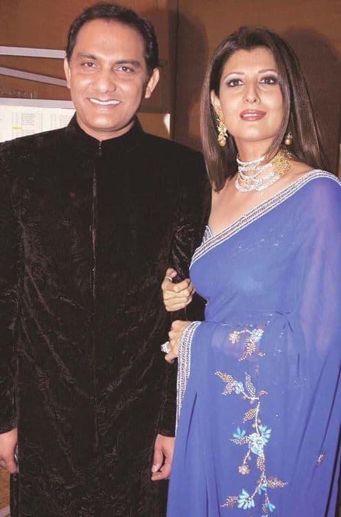 ४. मोहम्मद अझरूद्दीन आणि संगीता बिजलानी