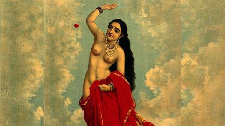 राजा रवी वर्मा यांचं हे चित्र विकलं गेलंय तब्बल एवढ्या मोठ्या किमतीला !!