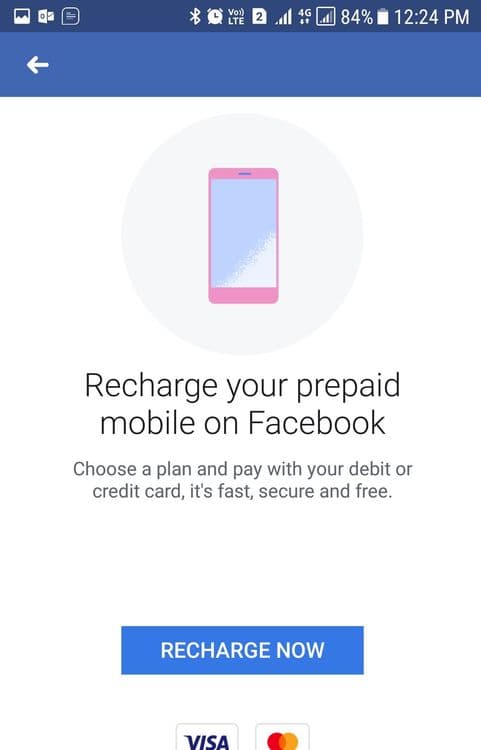 ४. रिचार्जसाठी असलेला Recharge Now पर्याय निवडा.