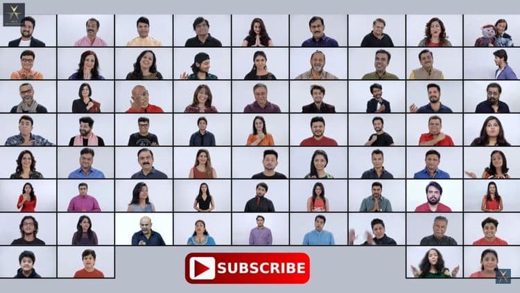 ६६ कलाकार ४३ गाणी आणि एक व्हिडीओ....मराठी कलाकारांचा 'अकापेला' व्हिडीओ बघितला का ?