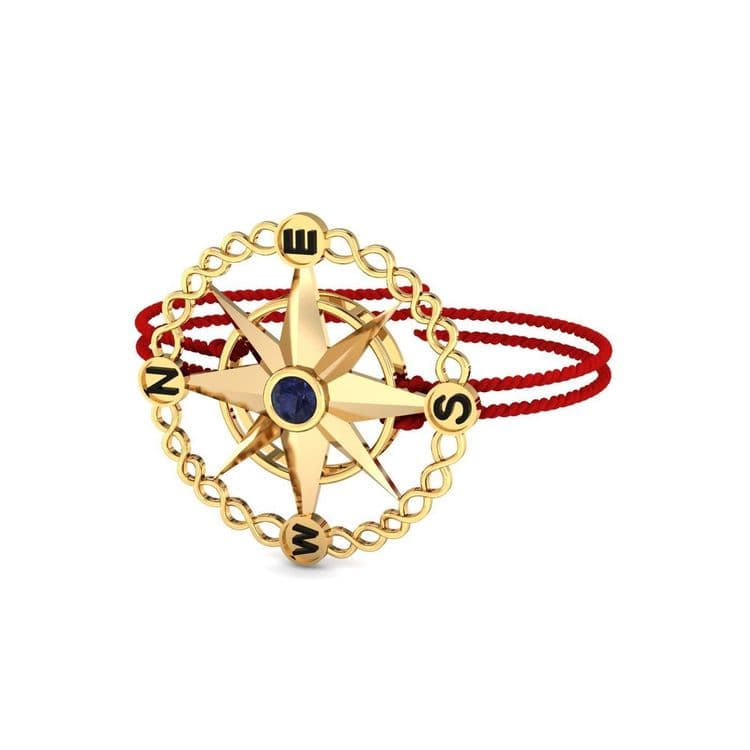 ७. कंपास राखी पेंडंट