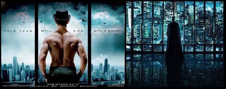 धूम ३ आणि  द डार्क नाईट