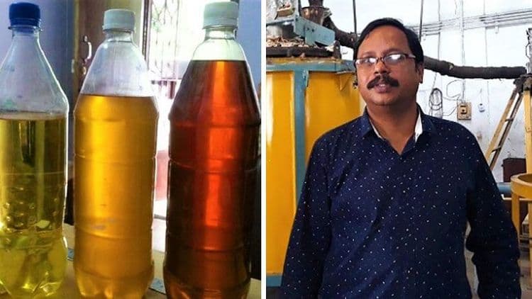 या पठ्ठ्याने शोधलंय प्लास्टिकपासून पेट्रोल तयार करण्याचं तंत्र....ही आयडिया कशी काम करते पाहा !!