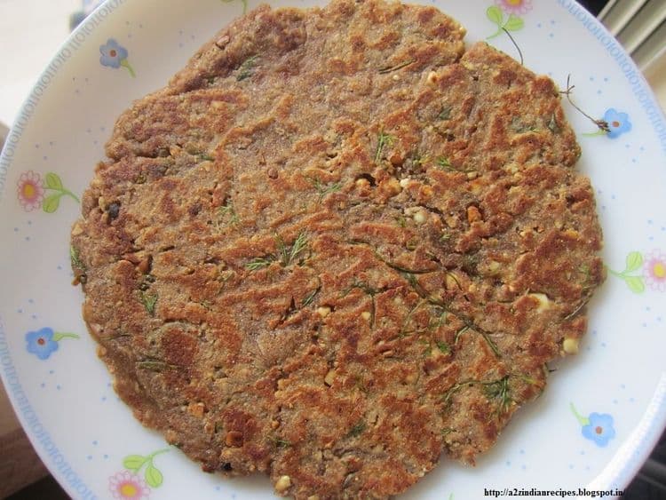 उपवासाचं थालिपीठ