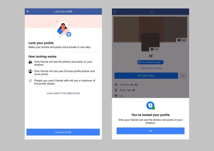 कसं करावं प्रोफाईल लॉक?