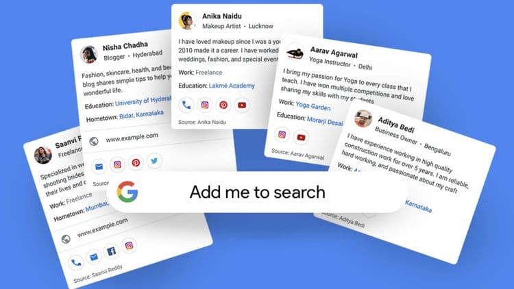 आता गुगलच्या 'पीपल कार्ड'द्वारे स्वतःचं व्हर्चुअल व्हिजिटिंग कार्ड तयार करा !!