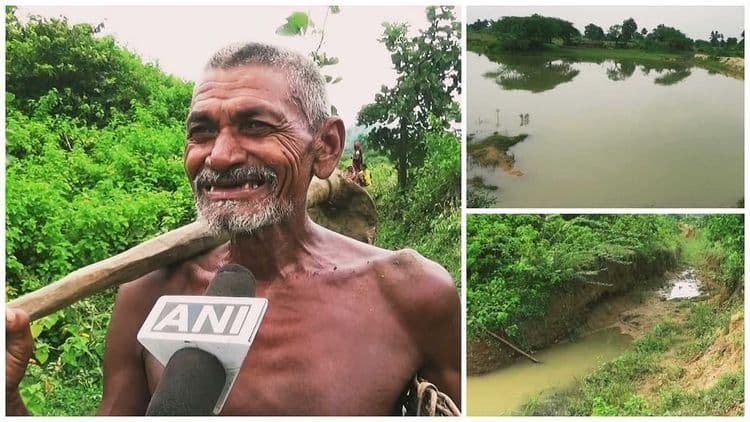 ३० वर्षं राबून ३ किलोमीटर लांब कालवा तयार करणारा शेतकरी !!