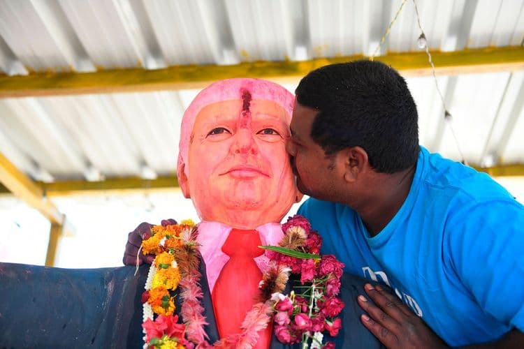 ट्रम्पचं मंदिर बांधणाऱ्याचा मृत्यू झालाय, कोण होता तो आणि त्याच्या मृत्यूचं कारण काय ?