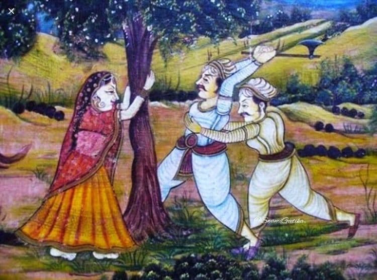 तब्बल ३०० वर्षांपूर्वी पर्यावरण चळवळ चालू होण्यास कारणीभूत ठरलेल्या बिश्नोई अमृतादेवींची गोष्ट!!