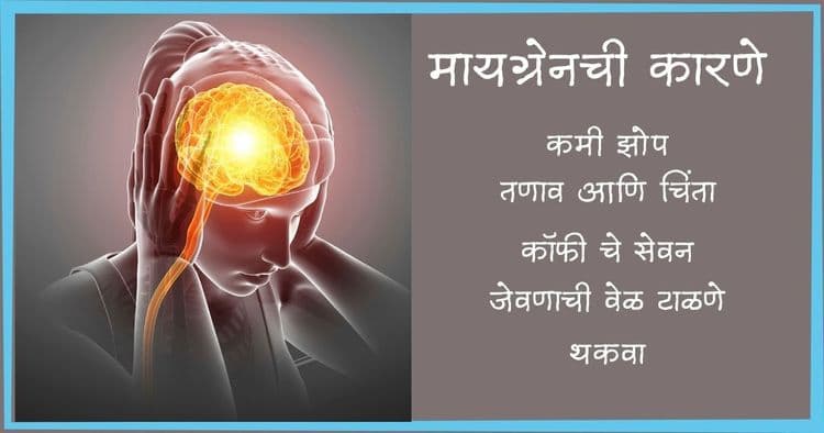 आख्ख्या जगाची डोकेदुखी : मायग्रेन म्हणजेच अर्धशिशीची कारणं, लक्षणं वाचा आणि उपायही जाणून घ्या!!