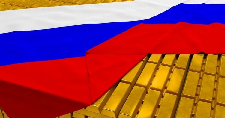 ५.रशिया : २२९९.९ टन सोने