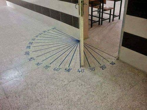 असा कोनमापक असल्यावर भूमितीची मजाच वेगळी येईल! 