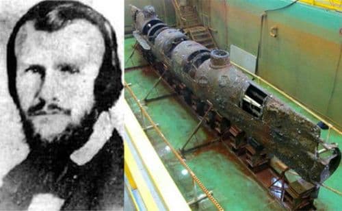 होरास लॉसन हन्ले - याने बनवलेल्या लढाऊ पाणबुडीतच याचा मृत्यू झाला. 