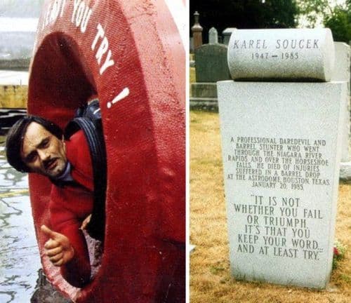 कॅरेल सॉसेक- याने शोधलेल्या स्टंटमध्ये याचा मृत्यू झाला