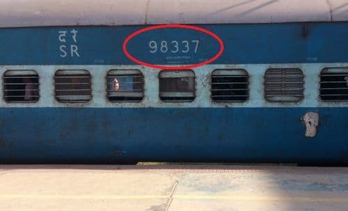 रेल्वेच्या डब्यावर हे नंबर का असतात  भाऊ ? काय आहे या मागील लॉजिक ?