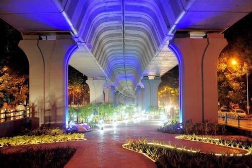 फ्लायओव्हर खालच्या जागेचा मुंबईत केला जातोय अनोखा वापर आणि त्याचे फोटो पण अप्रतिम आहेत