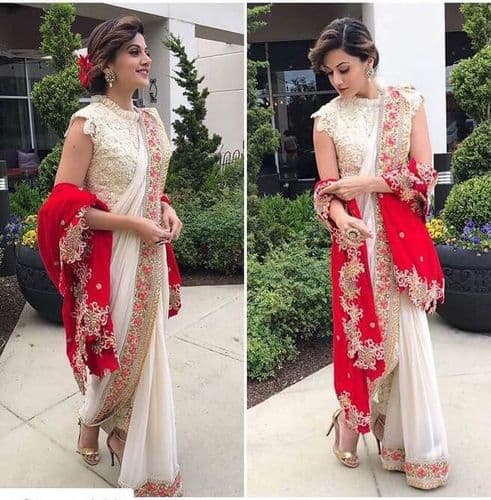 ५. साडी इन मॉडर्न अवतार