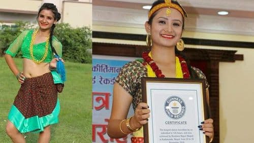 तिने तब्बल एवढे तास नृत्य करून केला विश्वविक्रम !!