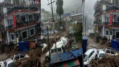 व्हिडीओ स्टोरी: उत्साही पर्यटकांनो हिमाचल प्रदेशच्या भयंकर पावसाची ही दृश्ये पाहिलीत का? 