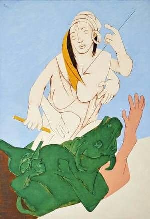 १. तयब मेहता यांचे महिषासुर 