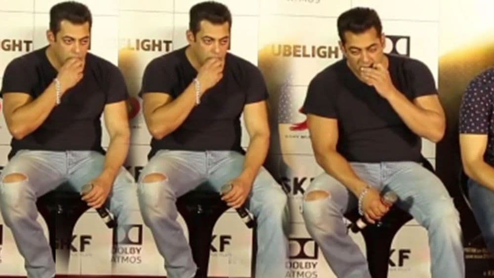 सलमान खान दाखवतोय डिस्ट्रेस्ड जीन्स घालण्याचा आणखी एक फायदा