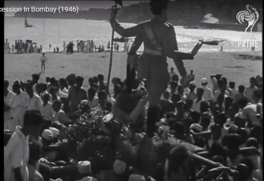 १९४६ची गणपती विसर्जन मिरवणूक कशी होती? पाहाच या व्हिडिओमध्ये..