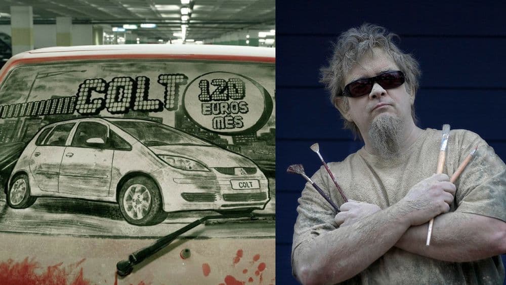 या पठ्ठ्याने कारच्या धुळीतून साकारली आहेत अफलातून चित्रे...जाणून घ्या काय आहे 'डर्टी कार आर्ट' !!