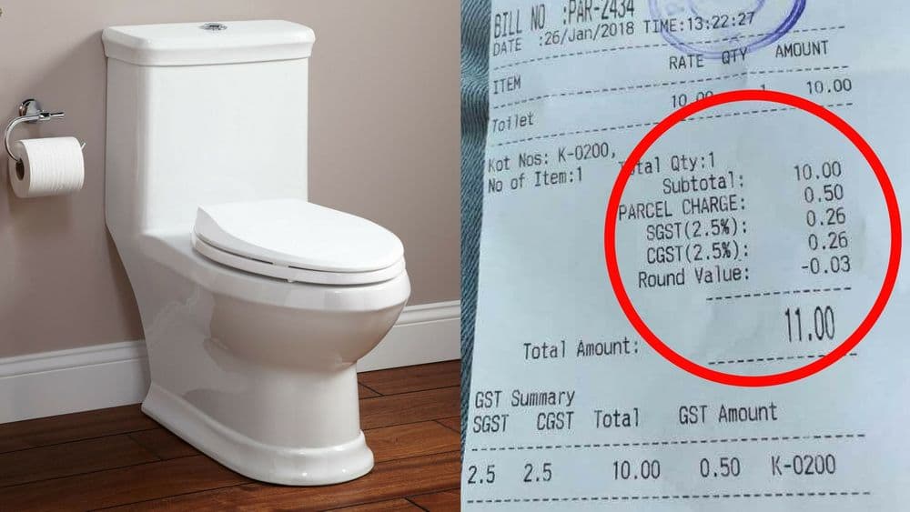 मुतारी वापरली म्हणून लागला 'जीएसटी'...तामिळनाडूच्या हॉटेलचा प्रताप !!