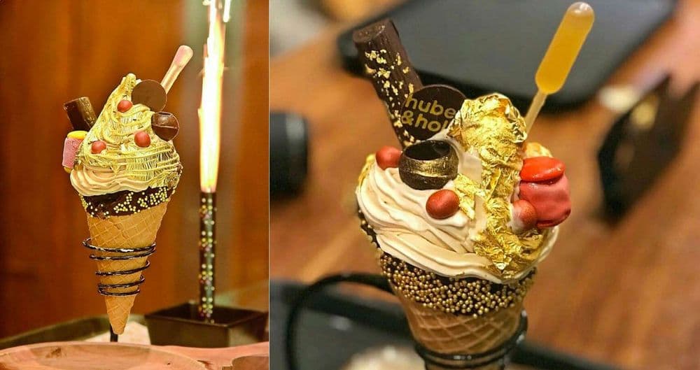 दागिने सोडा, सोन्याचं आईस्क्रीम आलंय भाऊ मुंबई-अहमदाबाद आणि हैदराबादमध्ये !!