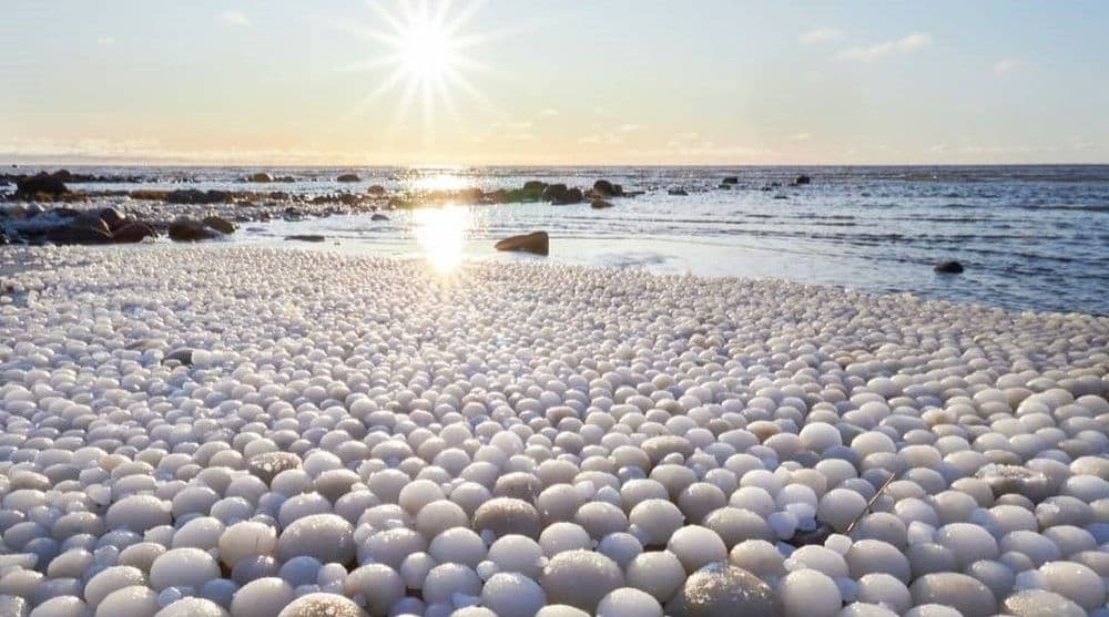 हा ‘आईस एग’ काय प्रकार असतो ? हे बर्फाचे गोळे आले कुठून ?