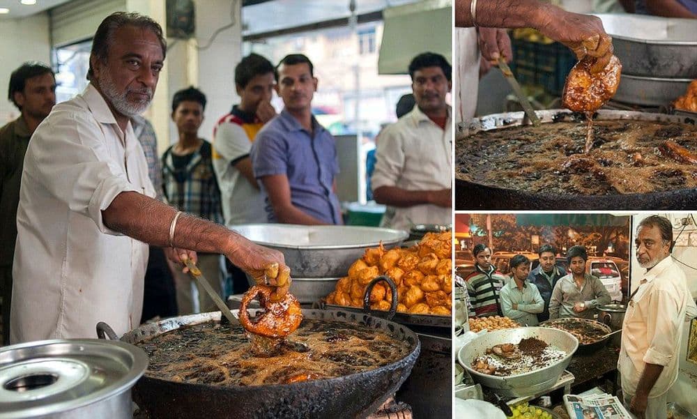 हा मनुष्य चक्क उकळत्या तेलात हात घालतो?