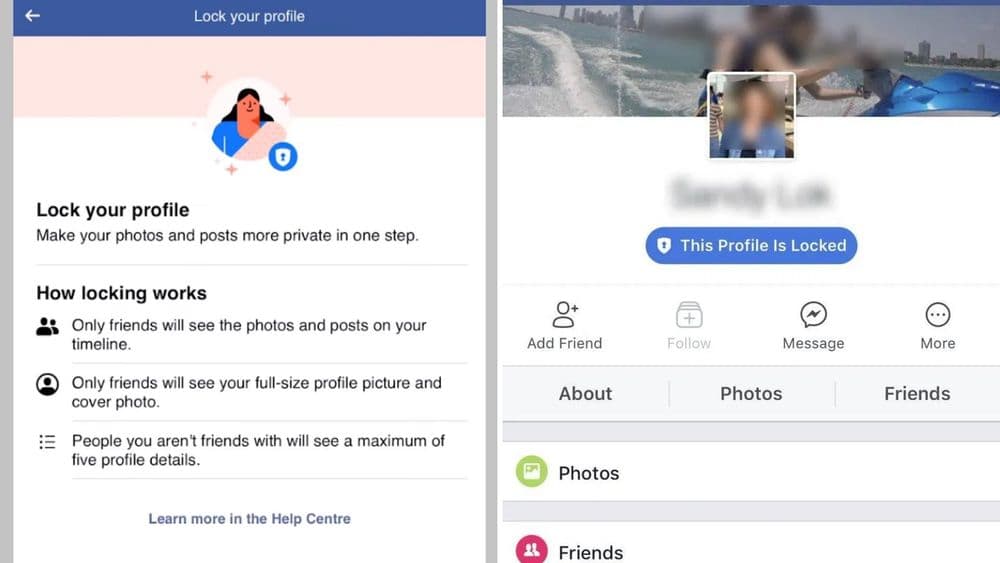 आपलं‌ फेसबुक प्रोफाईल लॉक करा... अनोळखी व्यक्तींपासून सुरक्षित राहा!