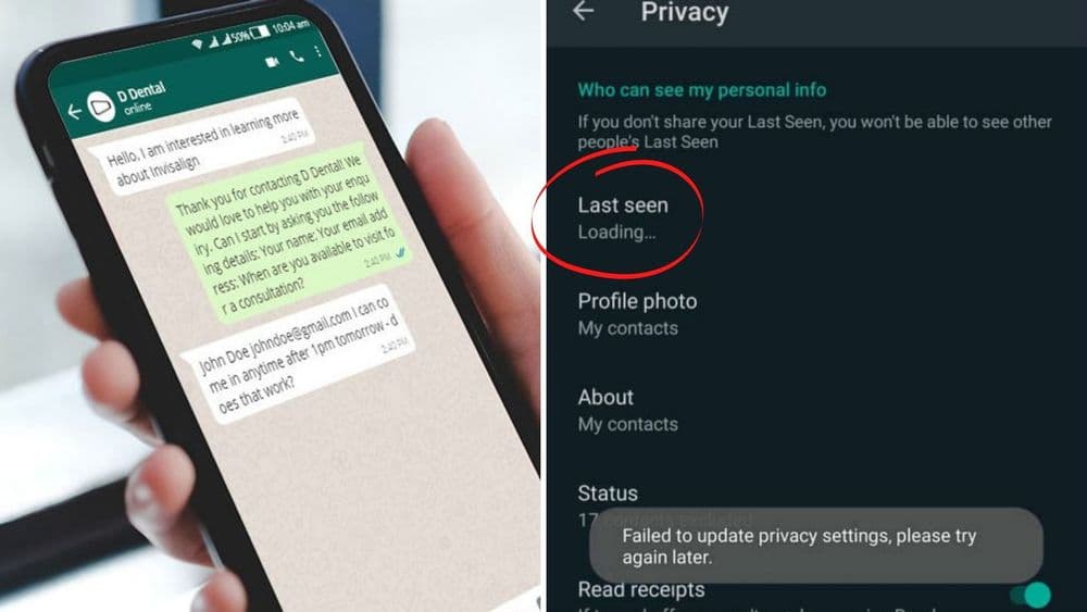 काय म्हणता, व्हाट्सअपवर लास्ट सीन दिसत नाही? हे आहे कारण.