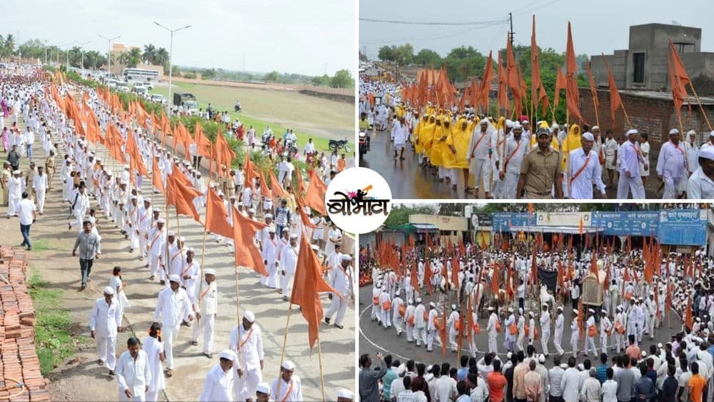 शिस्तबद्ध म्हणून प्रसिद्ध असलेली देवगडची दिंडी !!