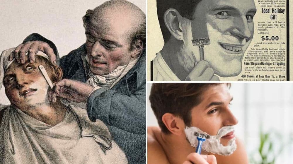 तुळतुळीत घोटीव दाढीचा इतिहास.. शार्कचे दात, ब्लेड बदलायच्या वस्तऱ्यापासून इलेक्ट्रिक शेव्हर्सपर्यंत!!!