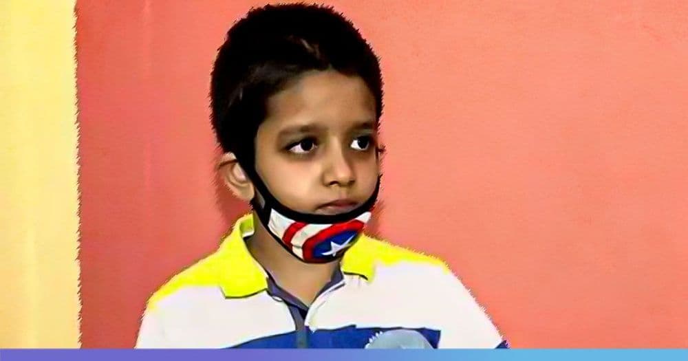 या ८ वर्षांच्या लहानग्याने ८६ विद्यार्थ्यांच्या शिक्षणासाठी २ लाख रुपये उभे केलेत !!