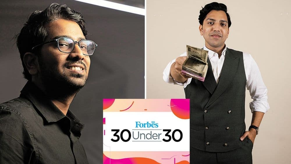 फॉर्ब्स ३०: भारतीय आर्थिक क्षेत्रात मोलाची भर घालणारे फोर्ब्सच्या यादीतील दोन तरुण चेहरे !!