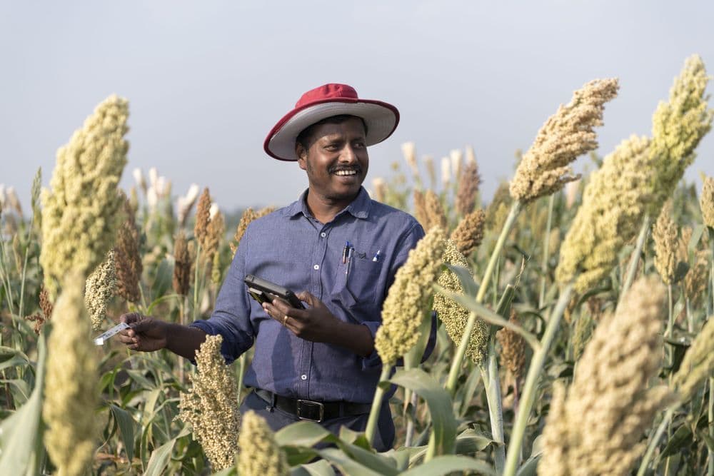 डॉ. महालिंगम गोविंदराजना मिळाला आहे जगातली पहिली अधिक पोषणमूल्य असलेली बाजरी विकसित करण्यासाठी जागतिक पुरस्कार!!