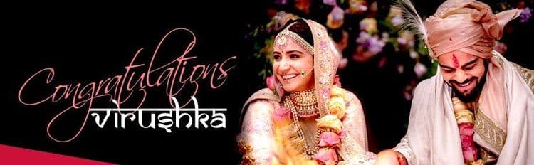 अभिनंदन विरुष्का..  पाहा इटलीत झालेल्या विवाहसोहळ्याचे फोटो..