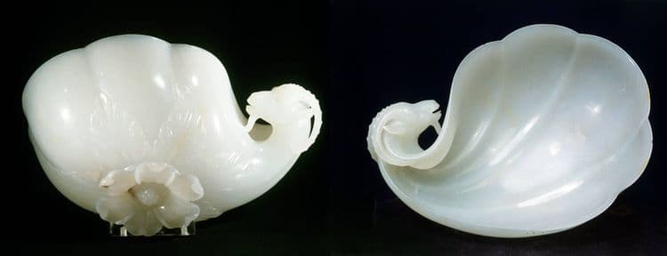 ६)	शहाजहानचा  धवल पाचूपासून तयार केलेला चषक