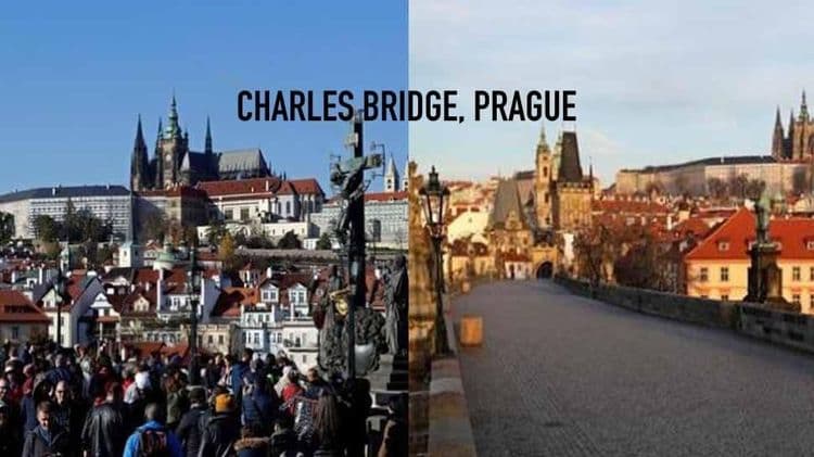 कोरोनामुळे जगभरातली ठिकाणं पडली ओस, पाहा हे ९ फोटोज..